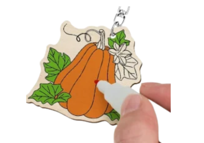pumpkin keychain