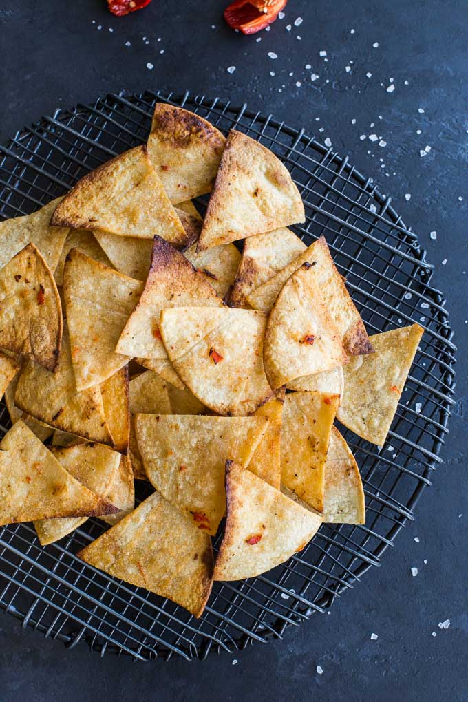 homemade tortilla chips