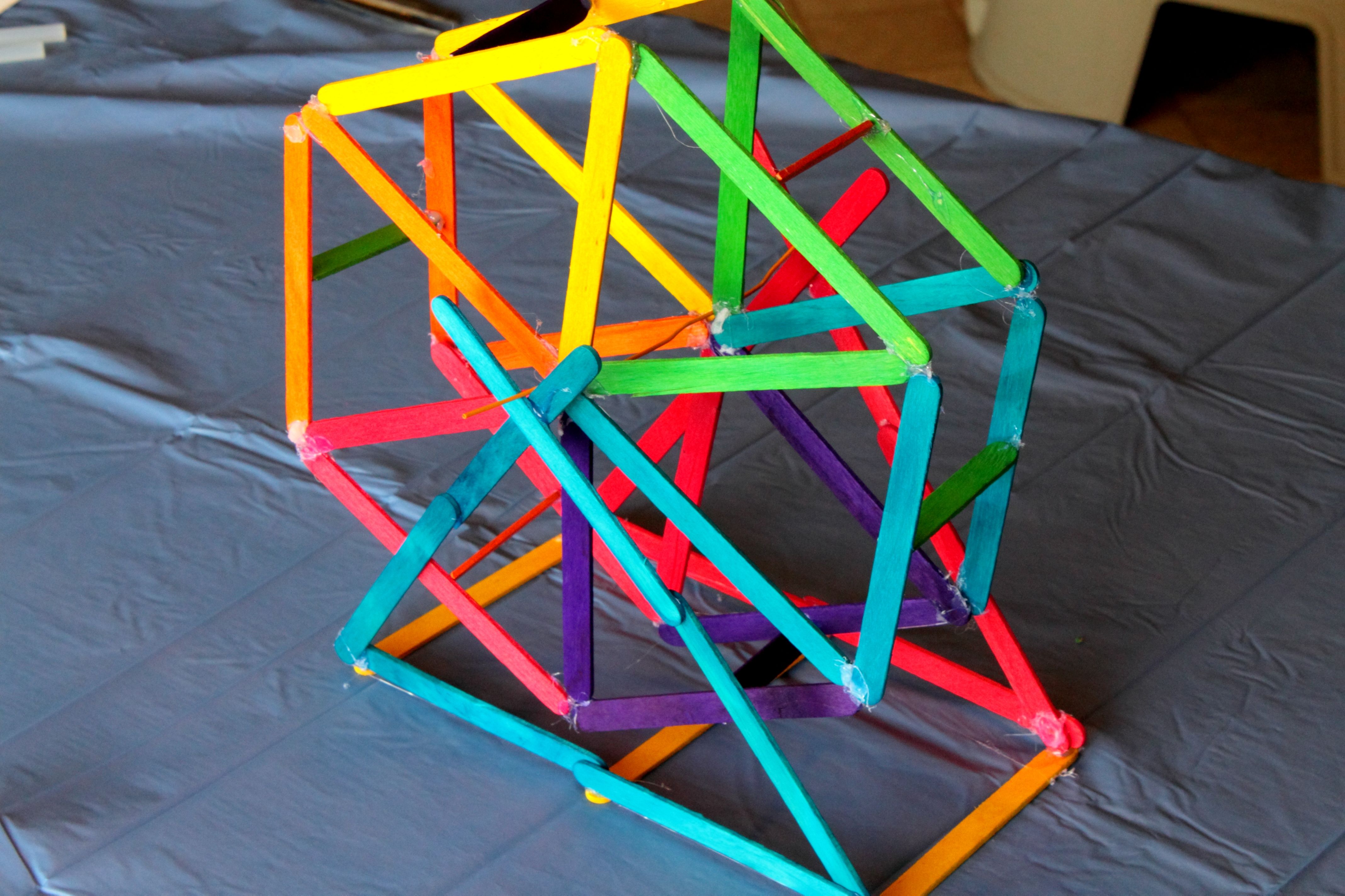 popsicle stick ferris wheel