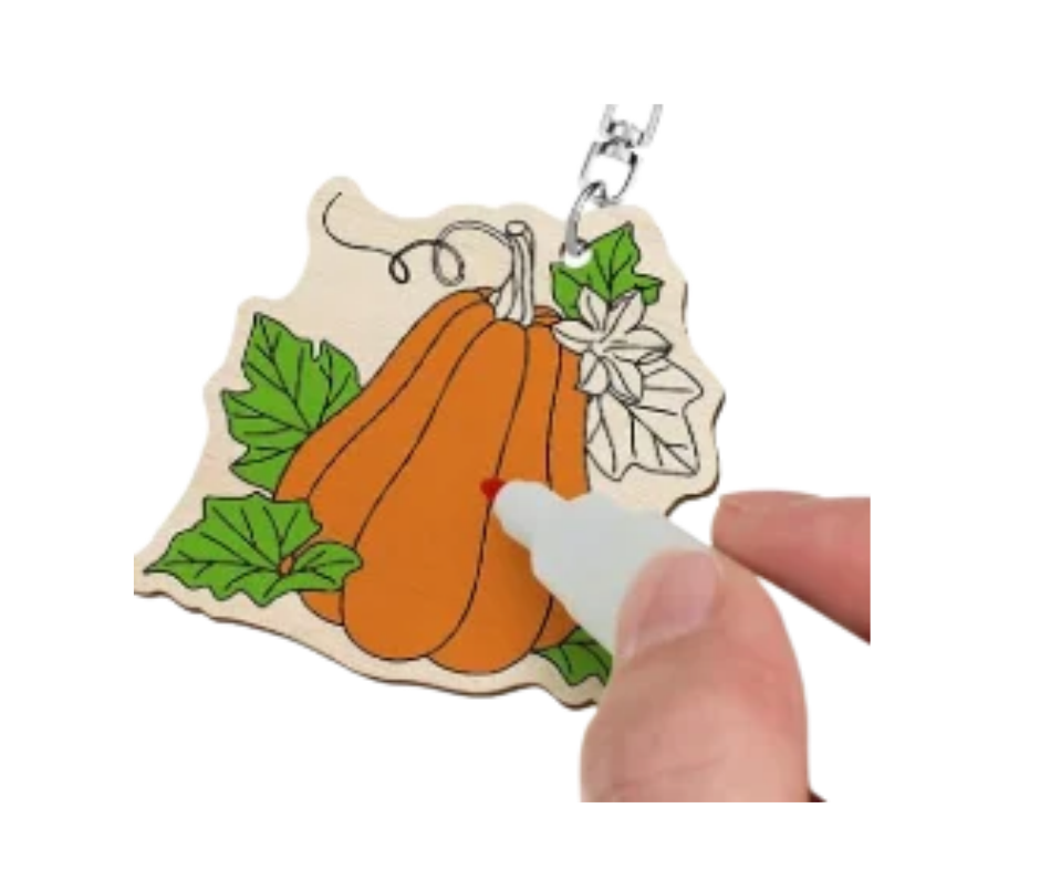 pumpkin keychain