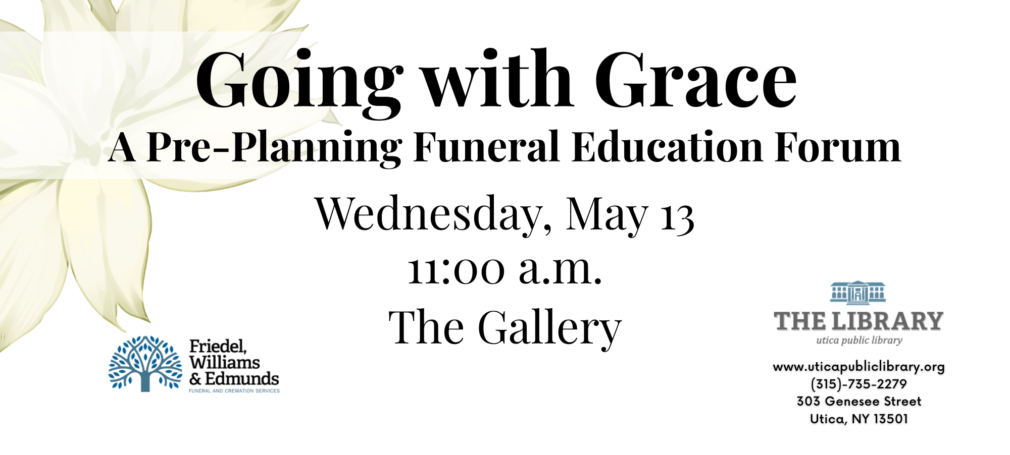 Going with Grace A Pre Planning Funeral Education Forum 10.2 x 4.6 in