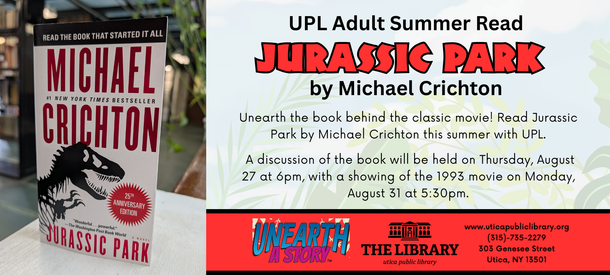 Jurassic Park Reading Website