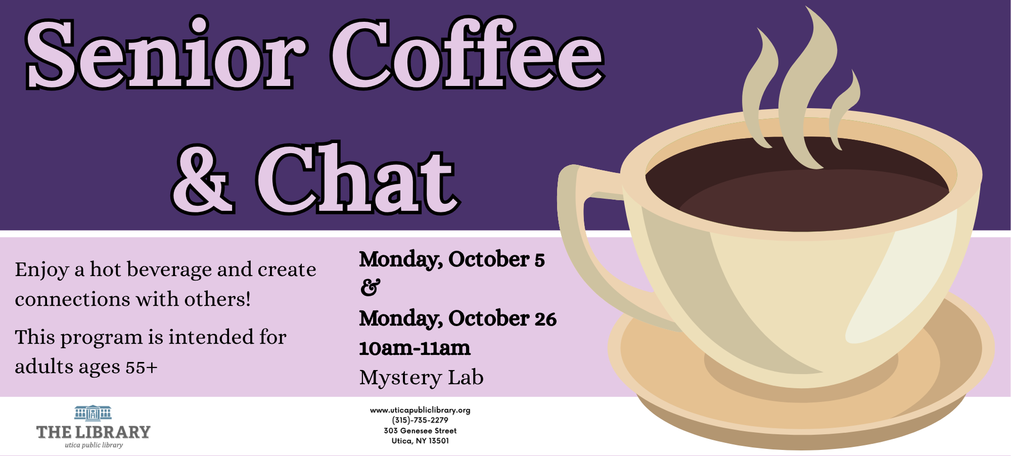 Senior Coffee and Chats 10.2 x 4.6 in 7