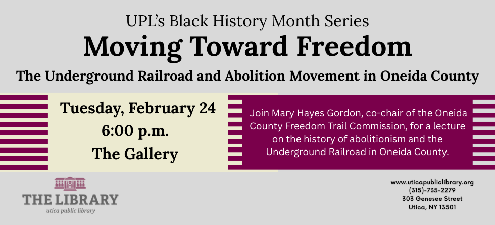 The Underground Railroad 10.2 x 4.6 in 980 x 447 px